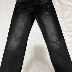 H&M Men's Faded Black Skinny Jeans